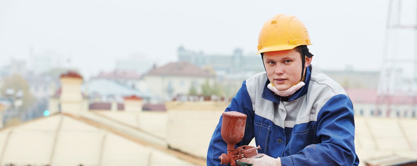 Steeplejacks church roof repairing